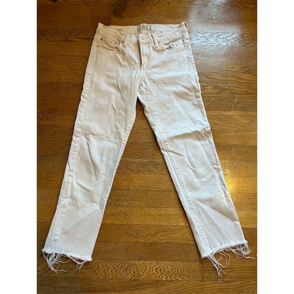 Lucky Brand Women's White Cropped Jeans Sweet Crop Size M